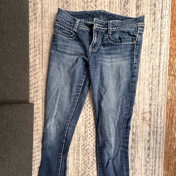 Ariat real denim low rise bootcut jeans size 32 S - Picture 2 of 3